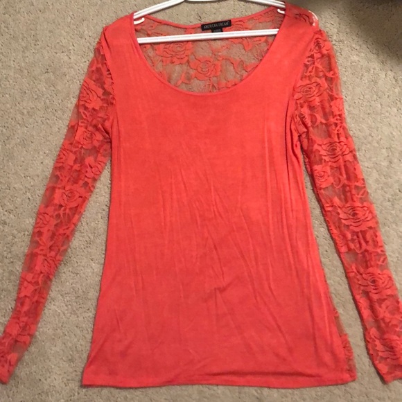 Lace pink top - Picture 2 of 5